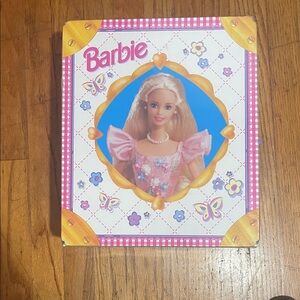 Barbie Doll Box with Pink and Gold Hearts